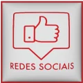 Ícone de redes sociais com símbolo de like, representando gestão estratégica de conteúdos dentro de um plano de marketing digital à medida