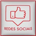 Ícone de redes sociais com símbolo de like, representando gestão estratégica de conteúdos dentro de um plano de marketing digital à medida